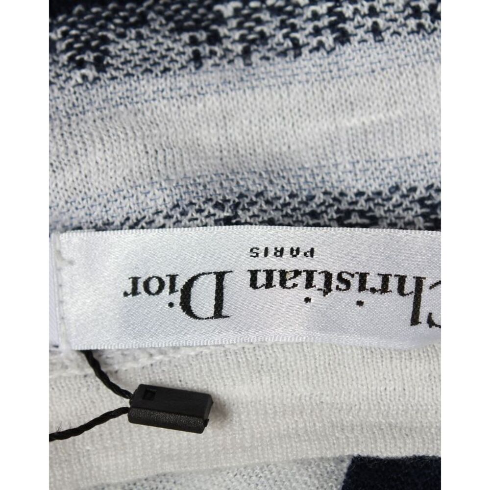 Christian Dior Striped Sweater in Multicolor Linen - Picture 4 of 5